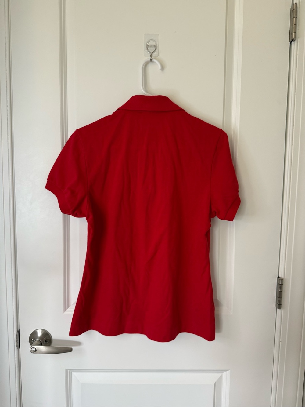 Lacoste Red Pique Polo - Picture 4 of 5
